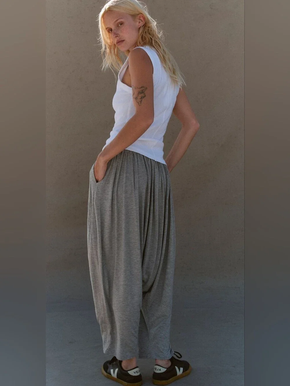 Free People Cleona Harem Pants Size Medium - Picture 2 of 6